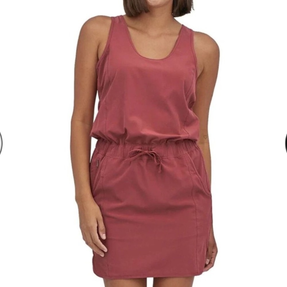 Patagonia Fleetwith Rosehip Dress Size Small